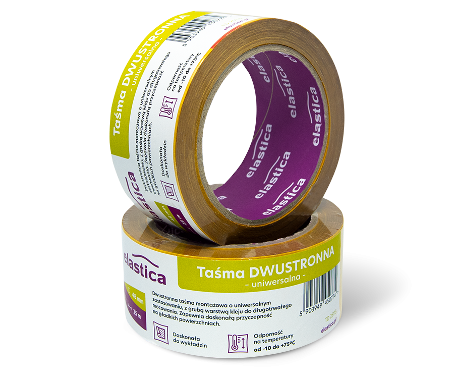 Taśma dwustronna uniwersalna Elastica 48/25m PRO