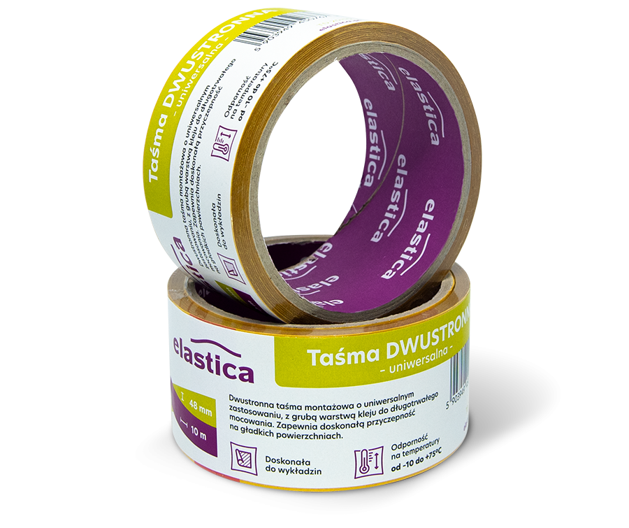 Taśma dwustronna uniwersalna Elastica 48/10m PRO