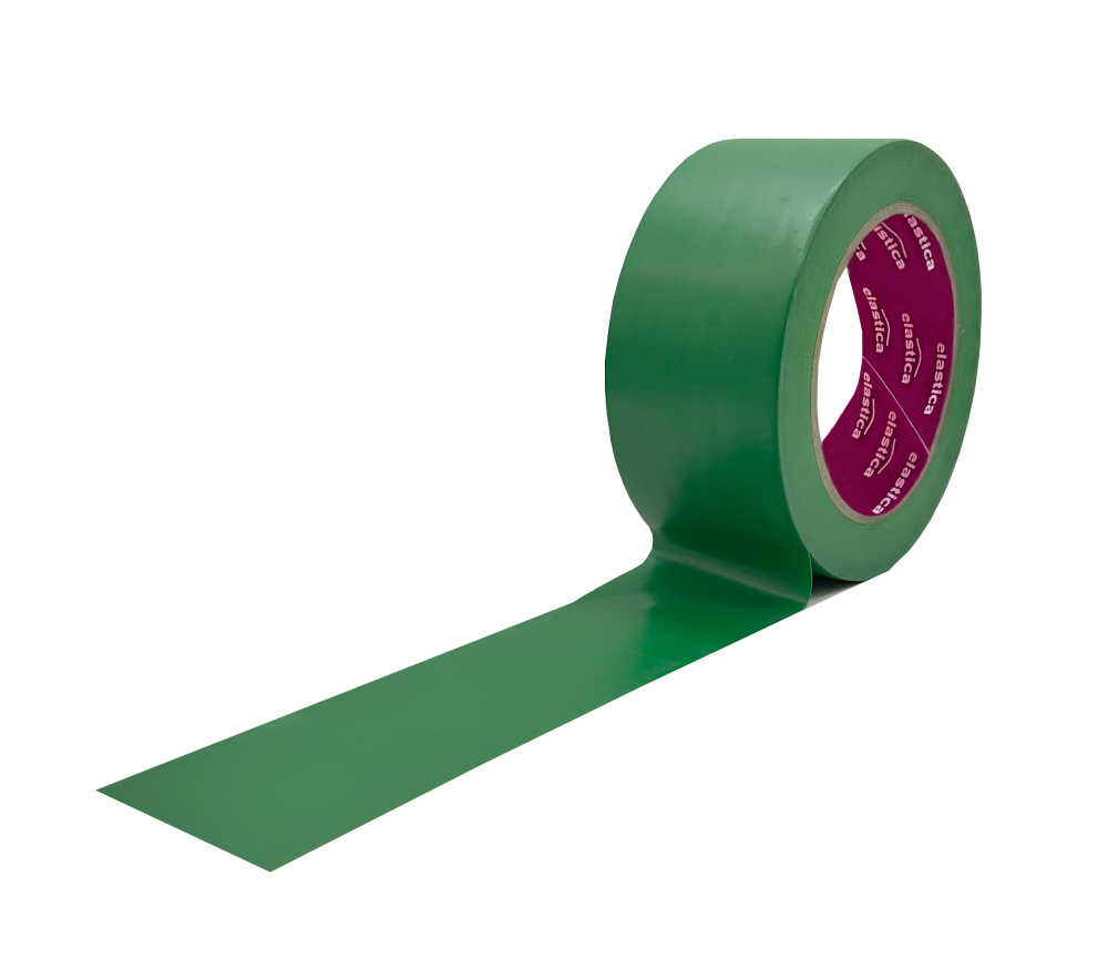 18x Taśma Ostrzegawcza Elastica PREMIUM PVC 50mm/33m GREEN 
