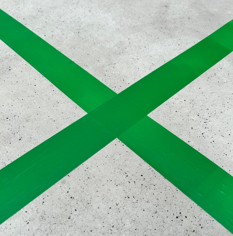 Taśma Ostrzegawcza Elastica PREMIUM PVC 50mm/33m GREEN