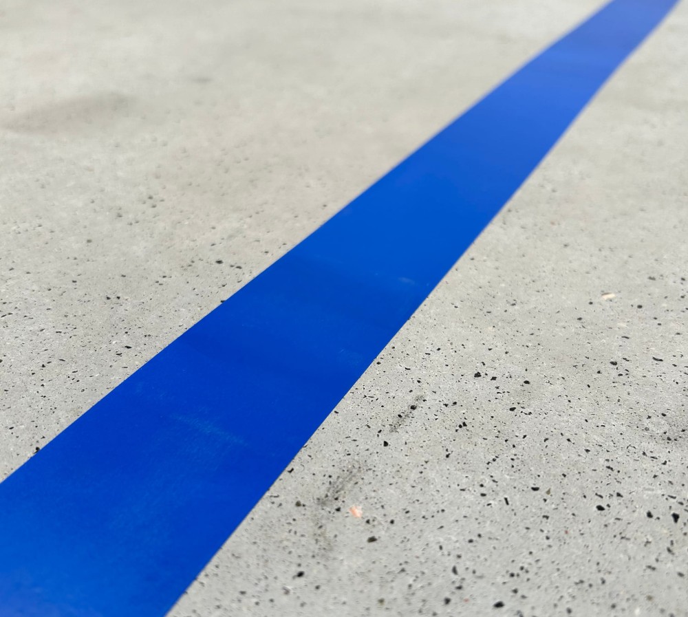 Taśma Ostrzegawcza Elastica PREMIUM PVC 50mm/33m  BLUE