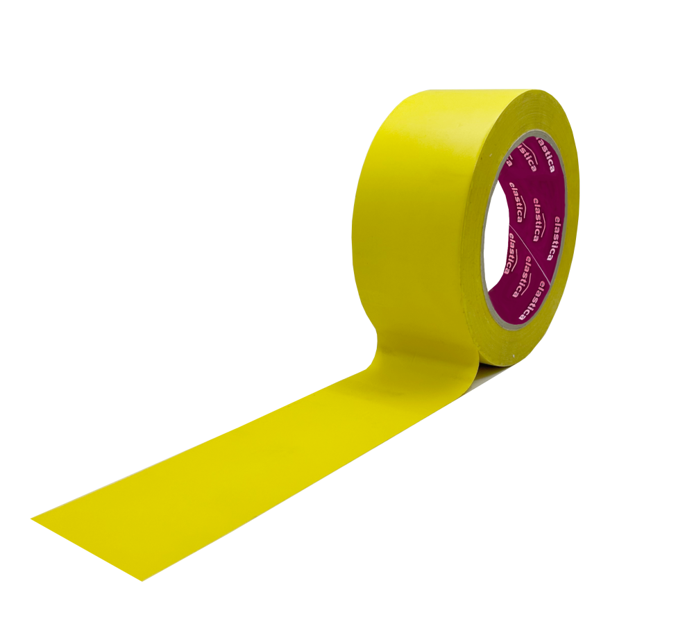 18x Taśma Ostrzegawcza Elastica PREMIUM PVC 50mm/33m YELLOW 