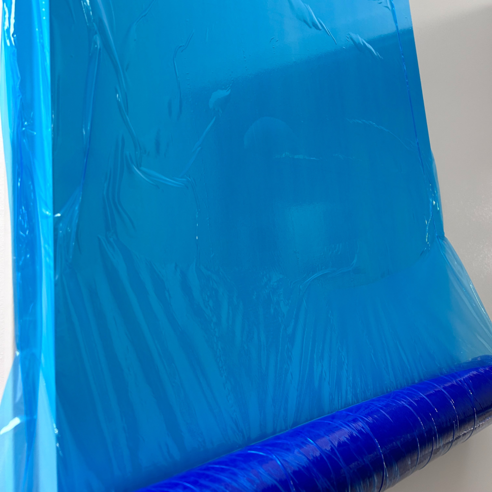 Folia malarska niebieska do okien i szyb 30µm 500mm x 75m FS30 UV