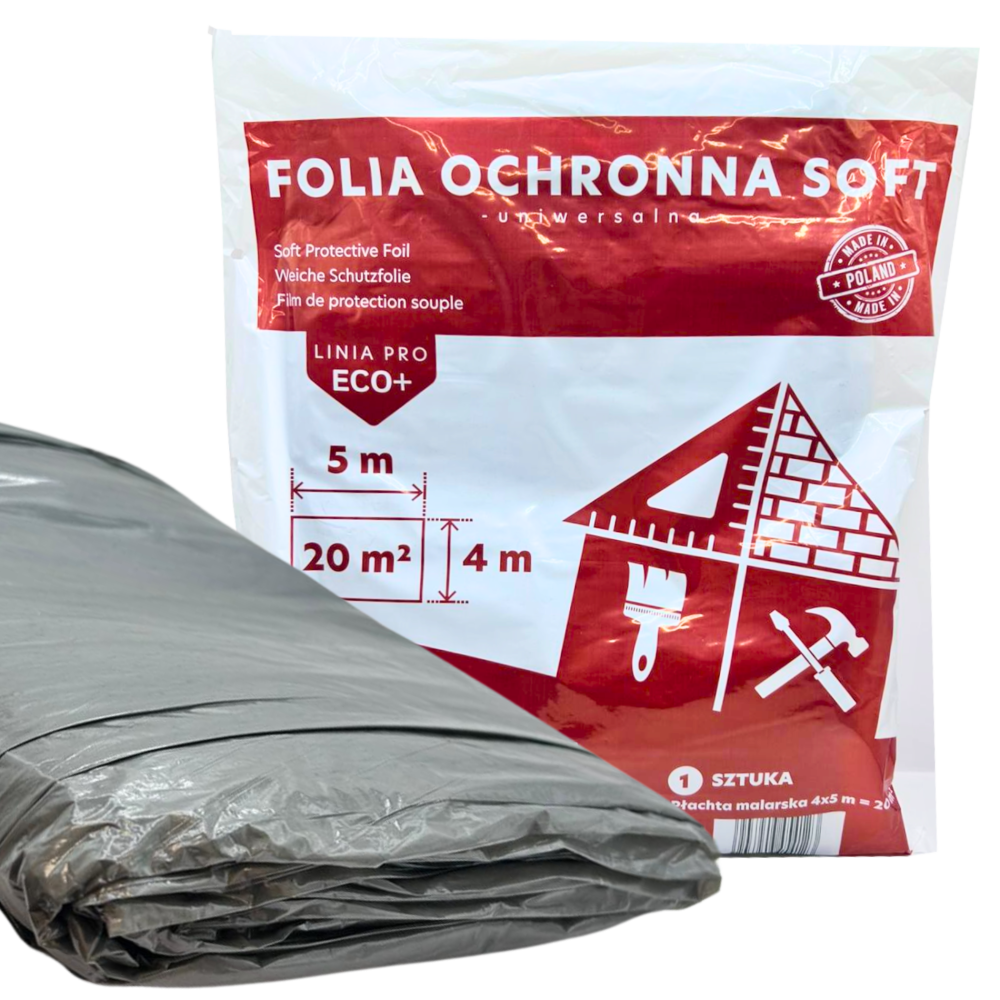 20x Płachta malarska ochronna 4x5 m Elastica SOFT