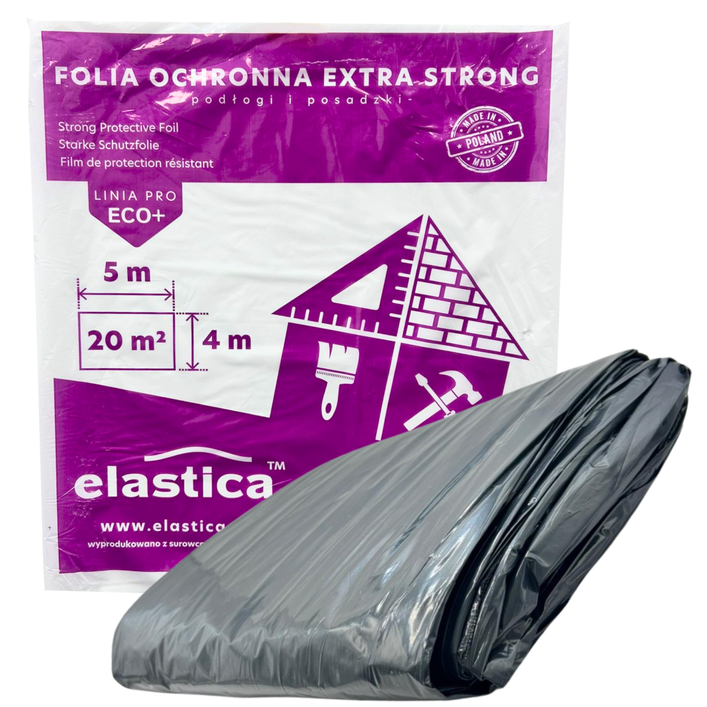 10x Płachta malarska ochronna 4x5 m Elastica EXTRA STRONG