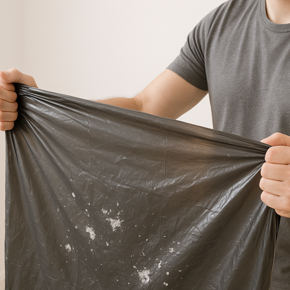 Zestaw: Płachta malarska SOFT 4X5 + 2 szt. Taśmy MASK 48/50m + Nożyk HD-9 BK