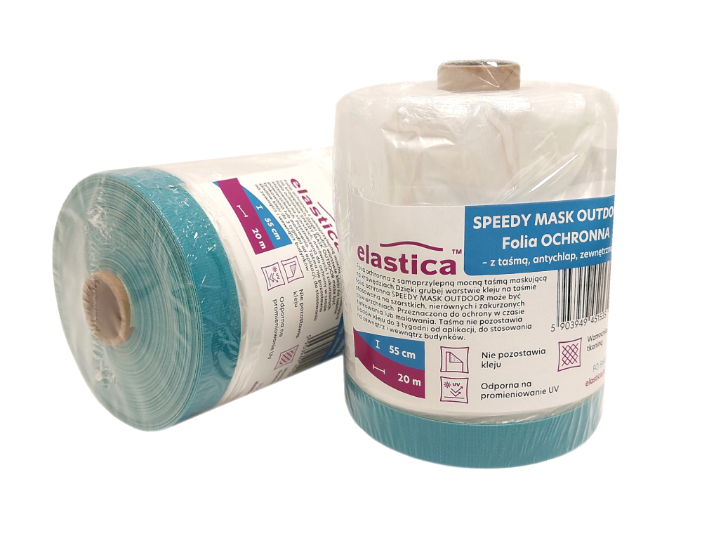 Folia malarska Elastica SPEEDYMASK OUTDOOR  550mm/20m 