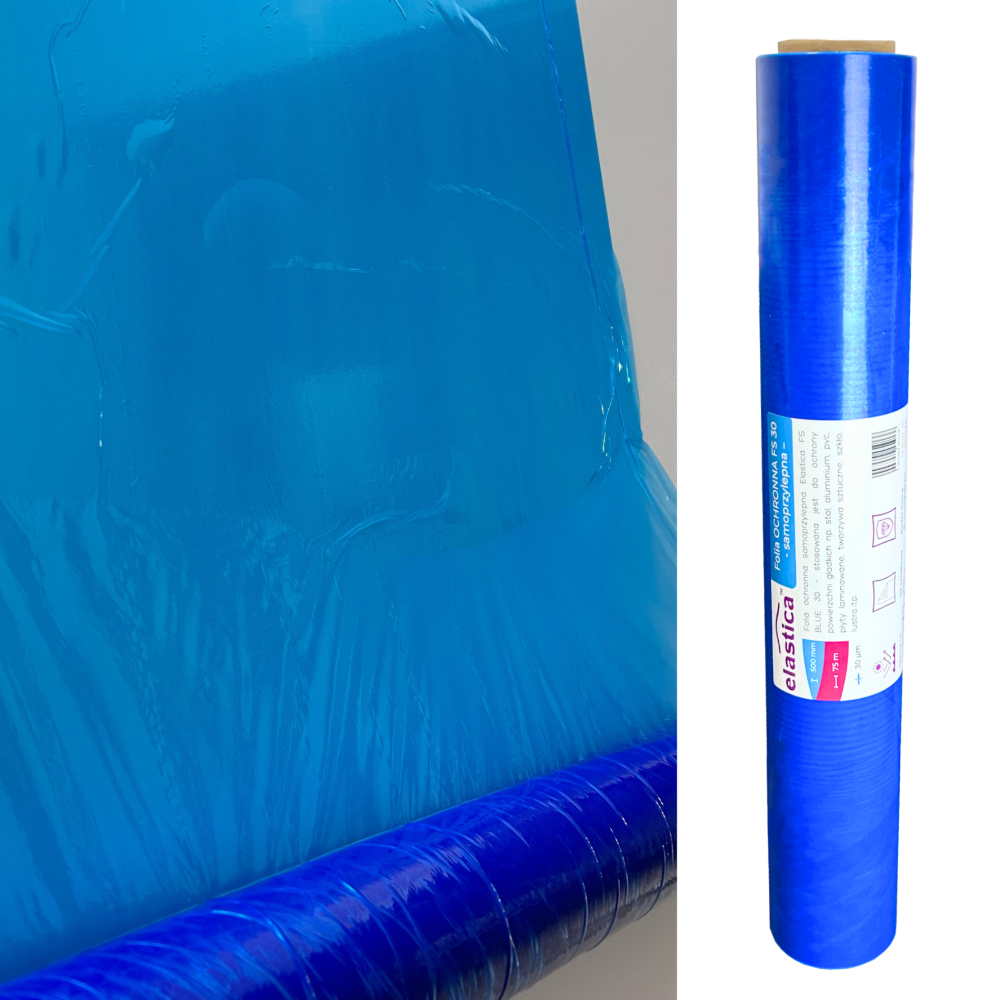 Zestaw lakierniczy: Folia malarska FS 30 BLUE + Taśma maskująca WHITEMASK 38mm/50m