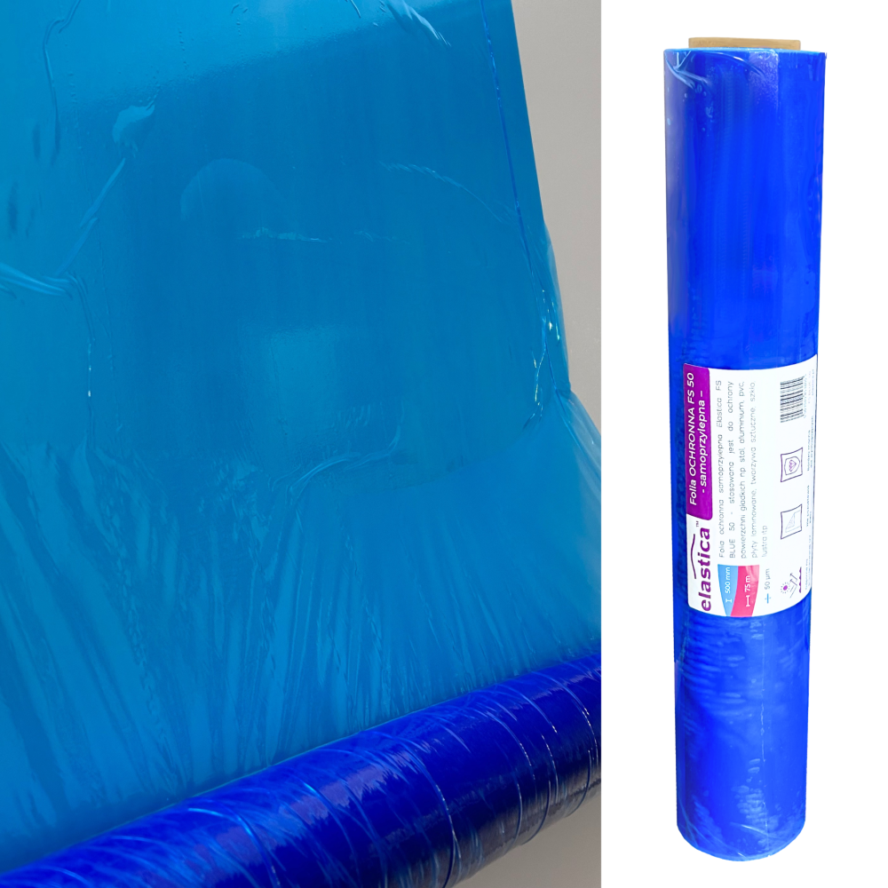 Zestaw lakierniczy: Folia malarska FS 50 BLUE + Taśma maskująca WHITEMASK 38mm/50m