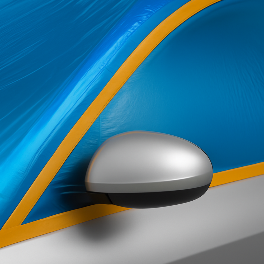 Zestaw lakierniczy: Folia malarska FS 30 BLUE + Taśma maskująca GOLD 38mm/50m