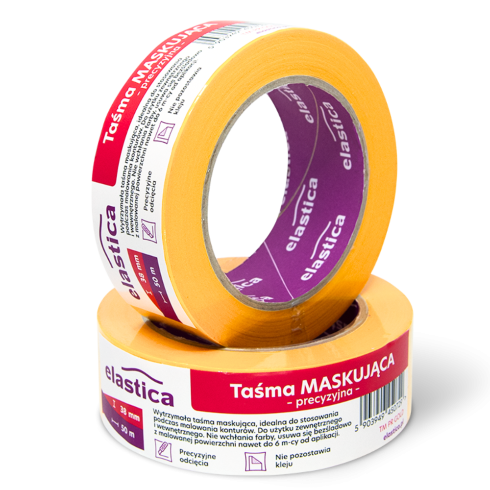 Zestaw lakierniczy: Folia malarska FS 50 BLUE + Taśma maskująca GOLD 38mm/50m