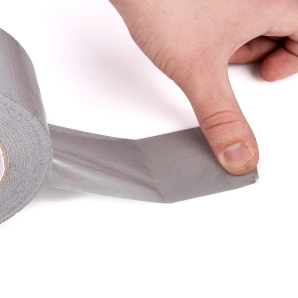 Taśma naprawcza uszczelniająca DUCT TAPE Elastica 48mm /50m PRO+  Srebrna Gaffer Gaffa