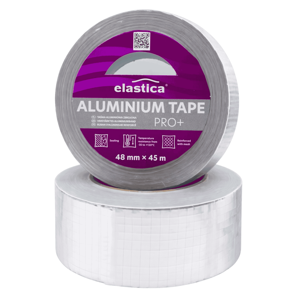 Taśma Aluminiowa Zbrojona Elastica PRO+ 48mm/45m Srebrna