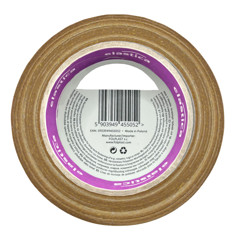48x Taśma dwustronna wzmocniona Elastica PRO+ 38/25m przezroczysta