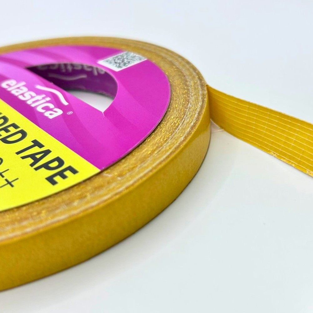 64x Taśma dwustronna PET Elastica PRO++ PREMIUM 19mm/25m przezroczysta
