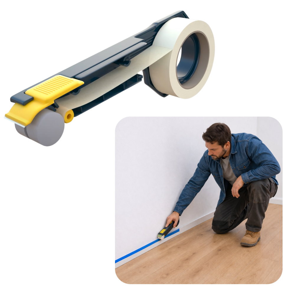 Zestaw Aplikator do Taśm MS-168 + Taśma maskująca 14 dni Elastica UV 25/50m BLUE PRO +