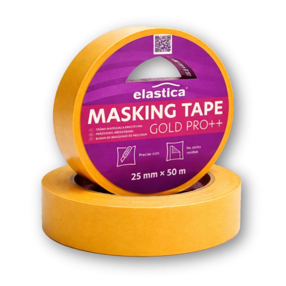 Zestaw Aplikator do Taśm MS-168 + Taśma maskująca 25mm/50m Elastica GOLD PRO ++