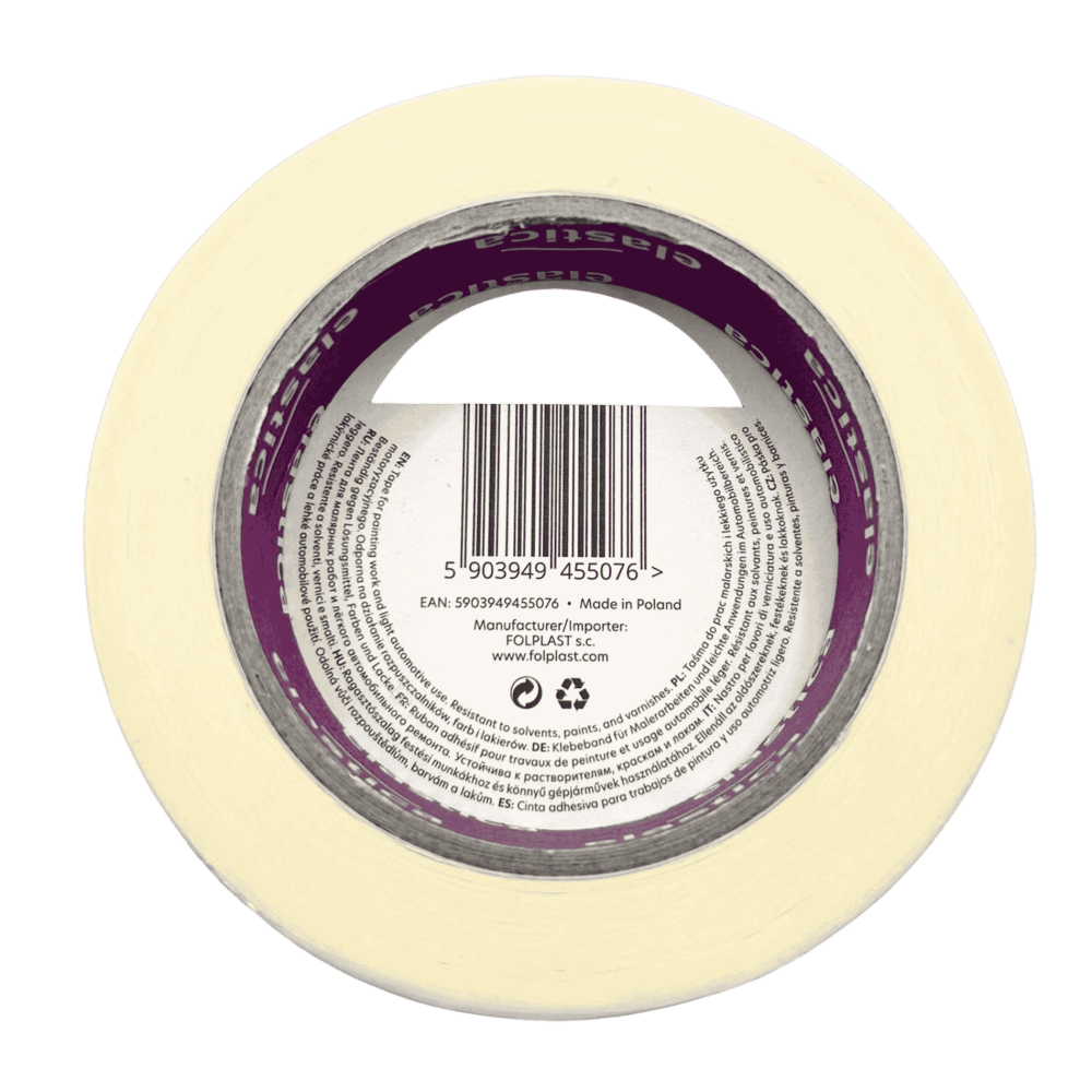 Taśma maskująca uniwersalna 25mm/50m Elastica WHITE MASK PRO