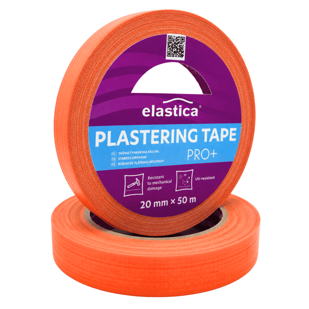 Taśma Tynkarska wąska do BONI Elastica PRO+ 20mm/50m ORANGE 