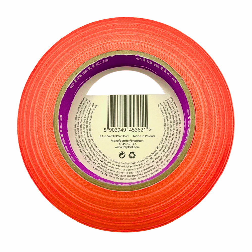 60x Taśma Tynkarska wąska BONI Elastica PRO+ 20mm/50m  ORANGE