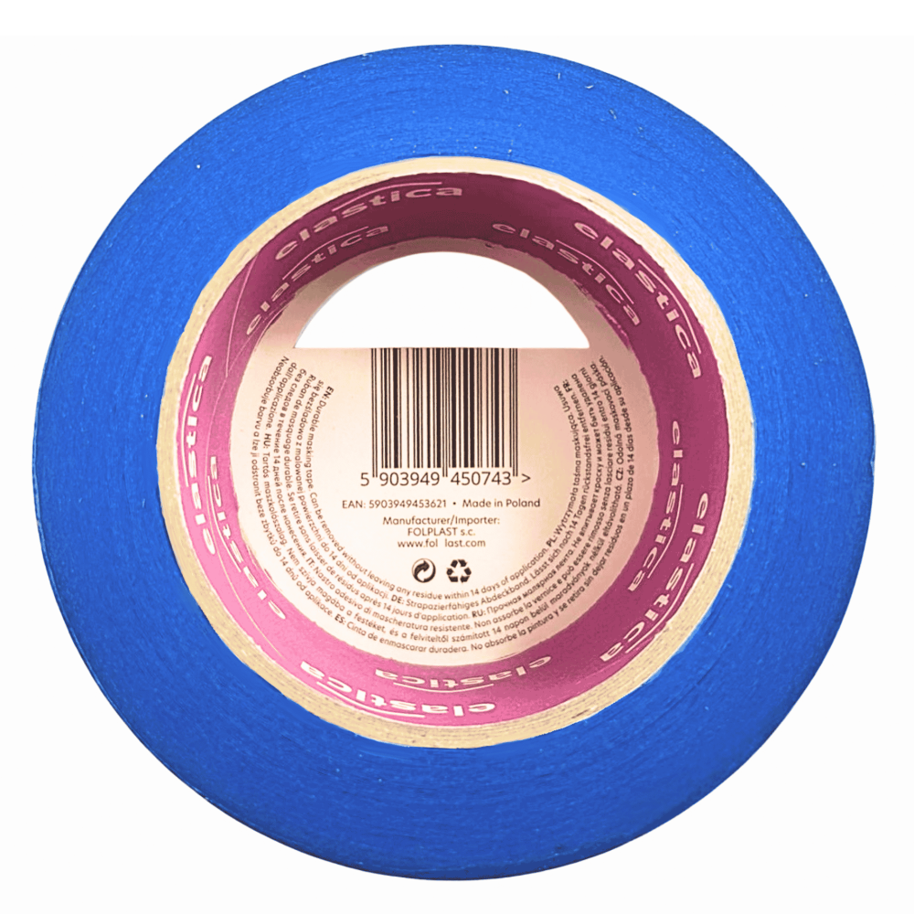 32x Taśma maskująca malarska 14 dni Elastica UV 38/50m BLUE PRO + 