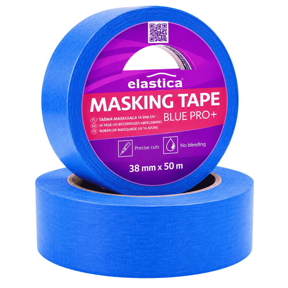 Taśma maskująca malarska 14 dni Elastica UV 38/50m PRO+ PK14 BLUE