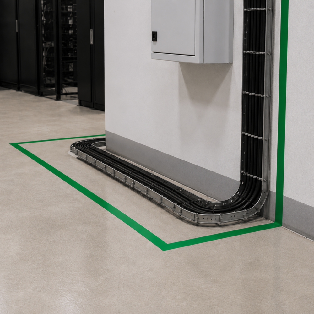Taśma Ostrzegawcza Elastica PREMIUM PVC 50mm/33m GREEN