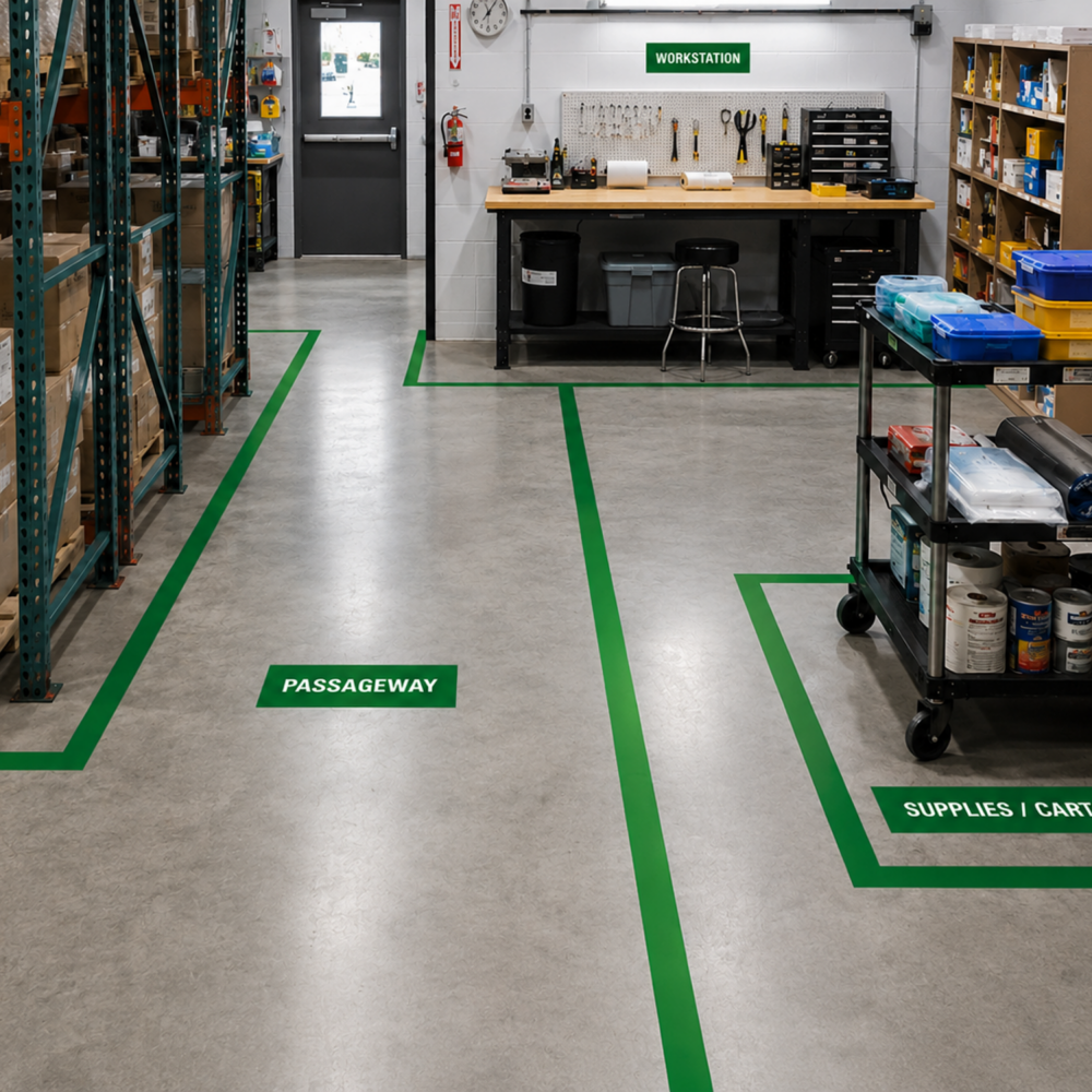 Taśma Ostrzegawcza Elastica PREMIUM PVC 50mm/33m GREEN