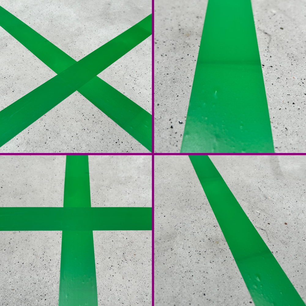 Taśma Ostrzegawcza Elastica PREMIUM PVC 50mm/33m GREEN