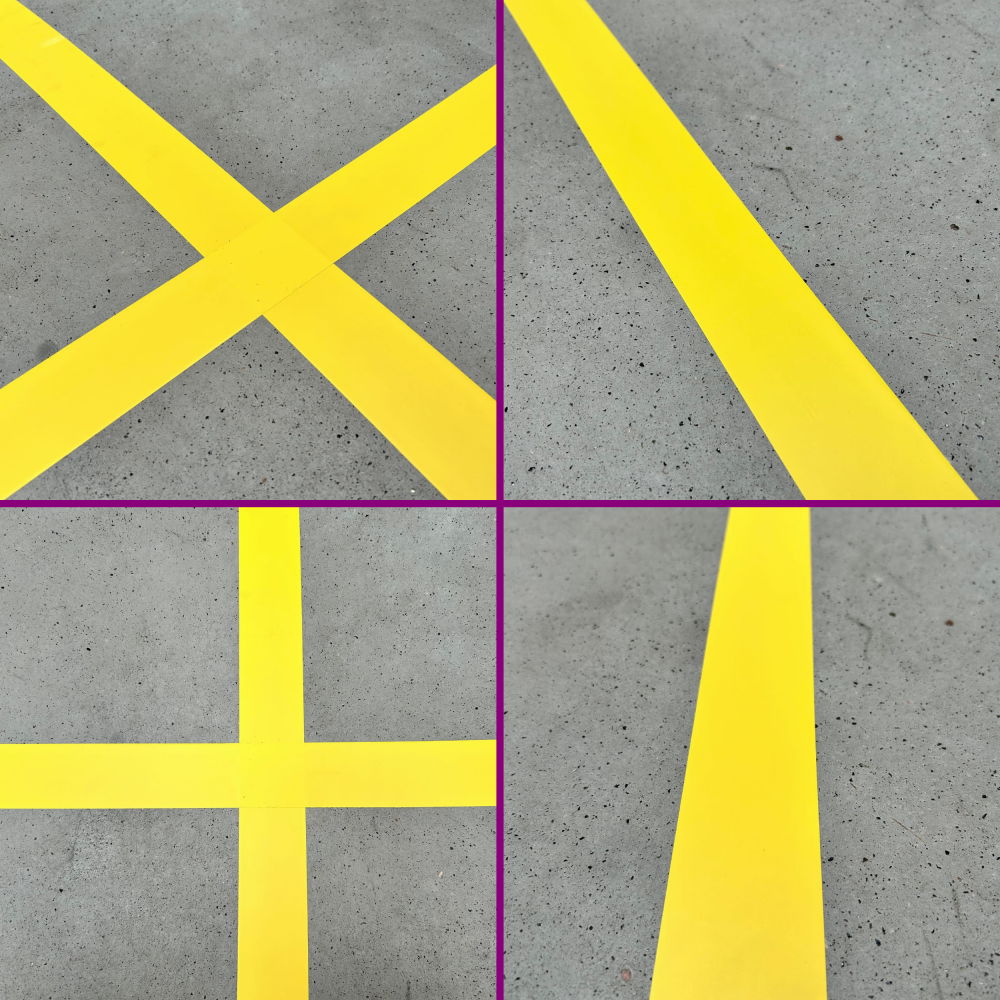 Taśma Ostrzegawcza Elastica PREMIUM PVC 50mm/33m YELLOW