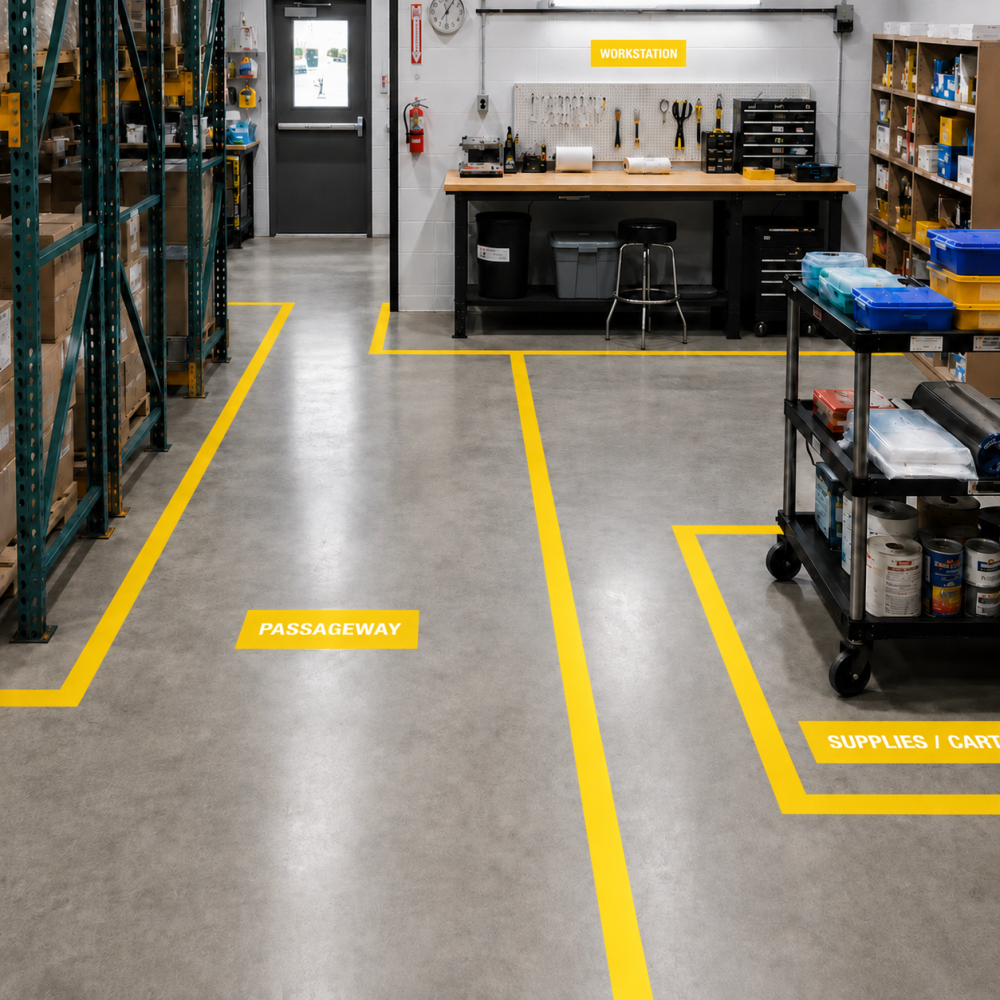Taśma Ostrzegawcza Elastica PREMIUM PVC 50mm/33m YELLOW