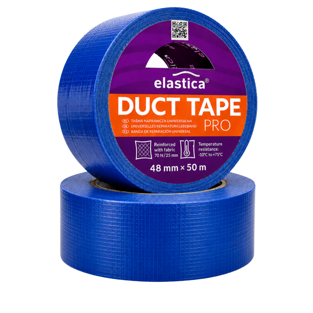 Taśma naprawcza uszczelniająca DUCT TAPE BLUE Elastica 48mm/50m TU101 NIEBIESKA Gaffer Gaffa