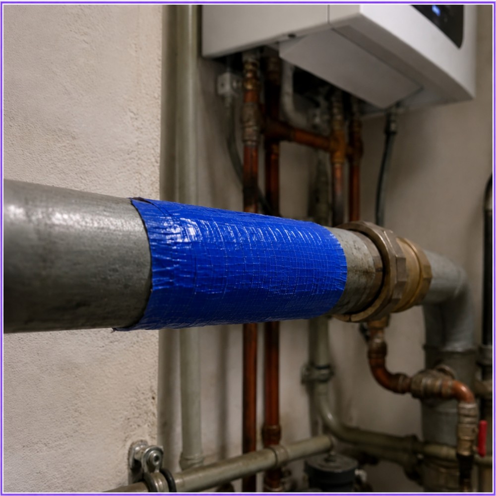 Taśma naprawcza uszczelniająca DUCT TAPE BLUE Elastica 48mm/50m TU101 NIEBIESKA Gaffer Gaffa