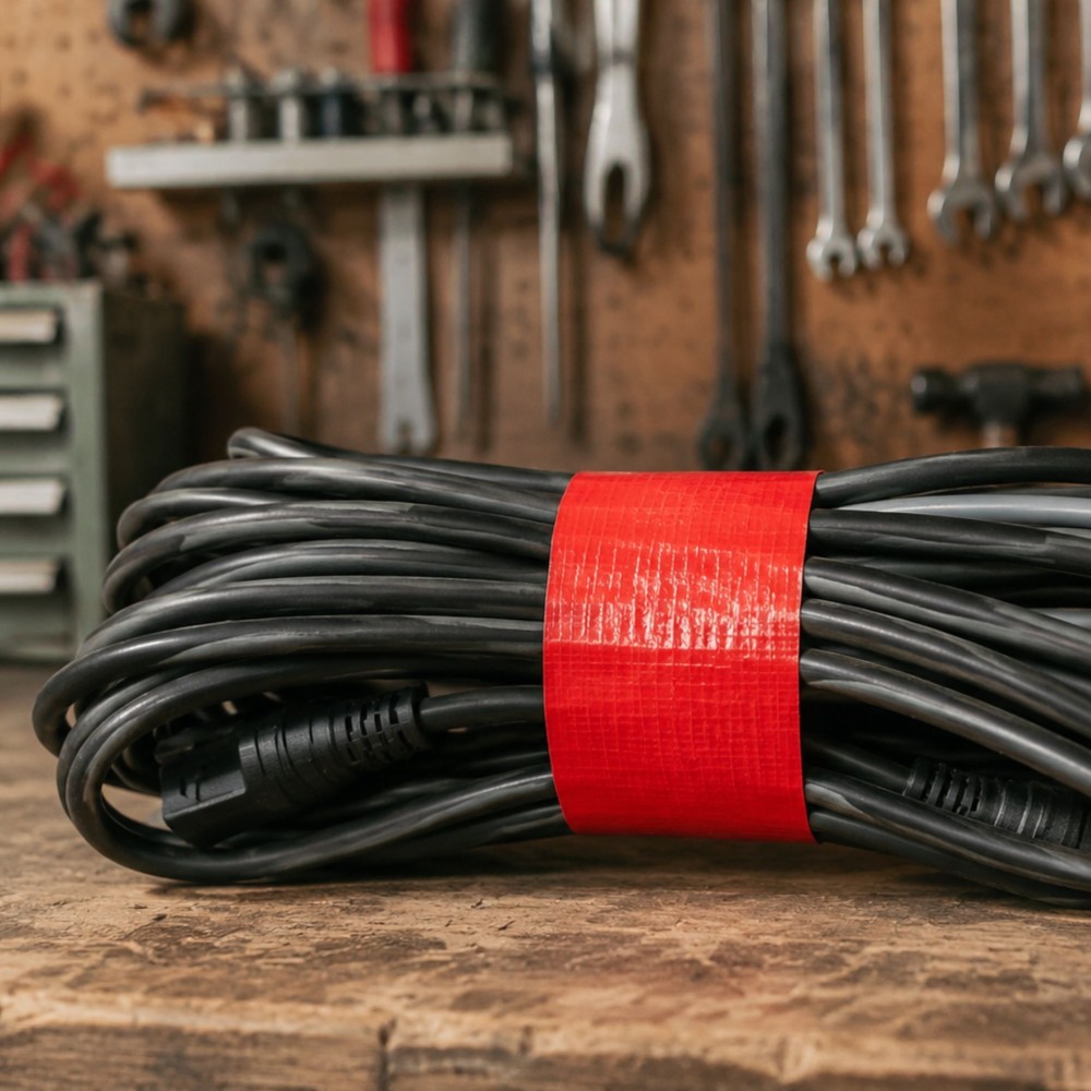 Taśma naprawcza uszczelniająca DUCT TAPE RED Elastica 48mm/50m TU101 Czerwona Gaffer Gaffa