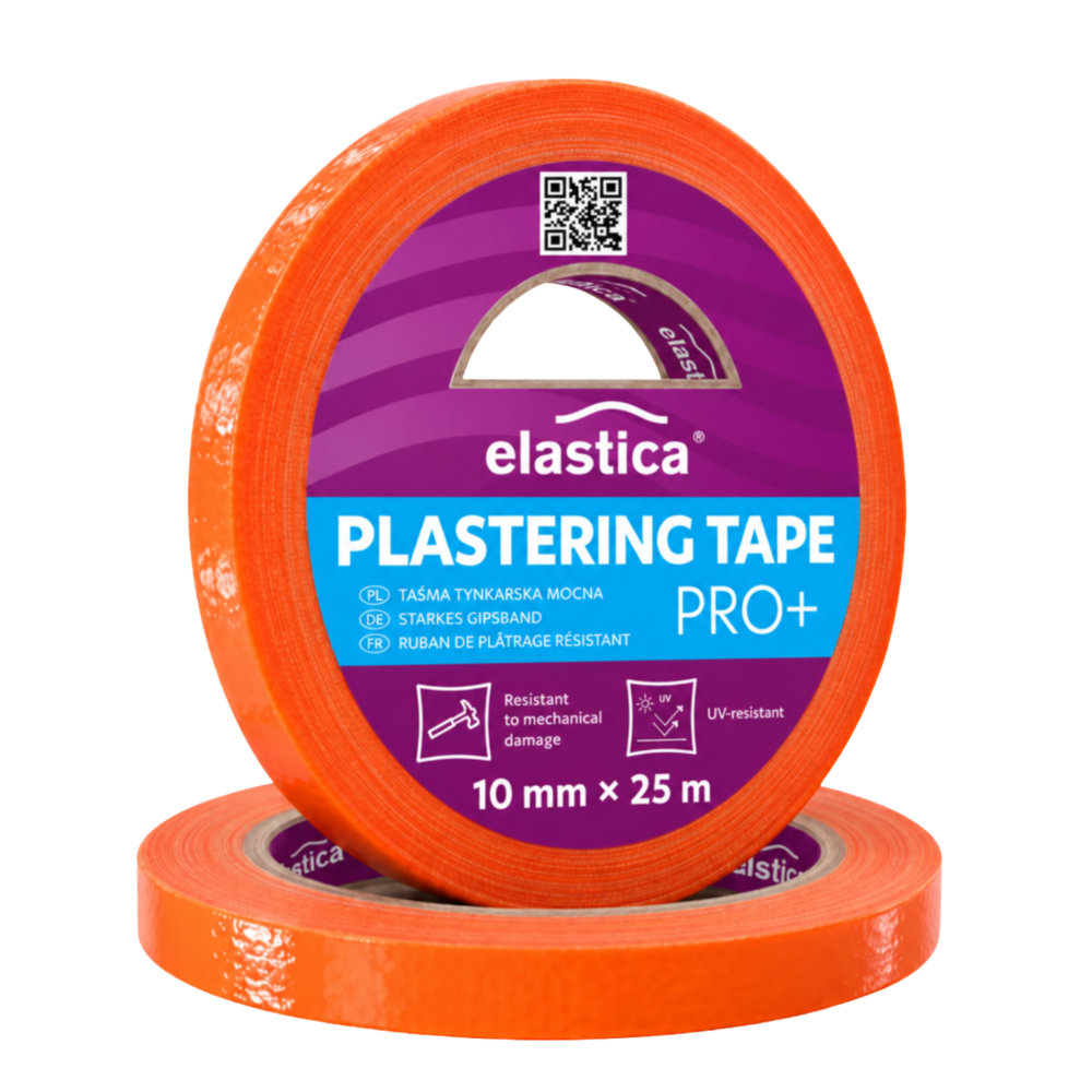 Taśma Tynkarska wąska do BONI Elastica PRO+ 10mm/25m ORANGE