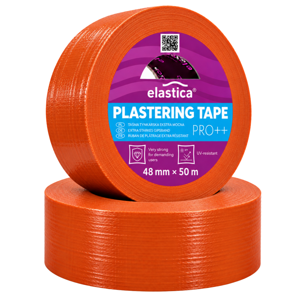 Taśma Tynkarska Profesjonalna Elastica PRO++ 48mm/50m ORANGE