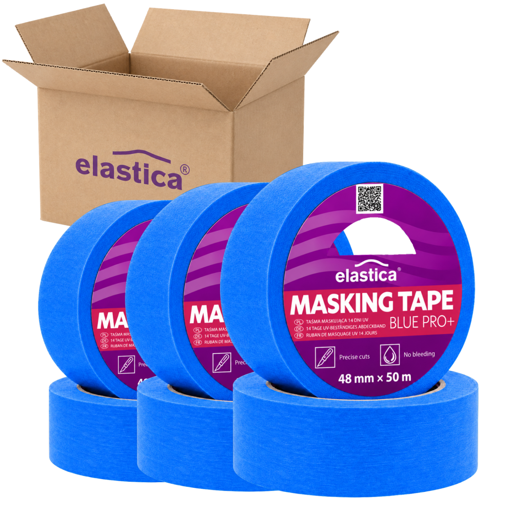 24x Taśma malarska Elastica  48/50m TM PK14 BLUE