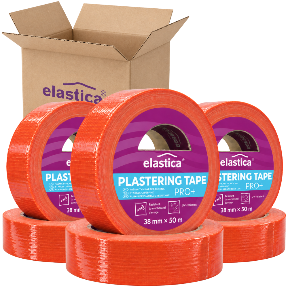 32x Taśma Tynkarska Elewacyjna Elastica PRO+ 38mm/50m ORANGE