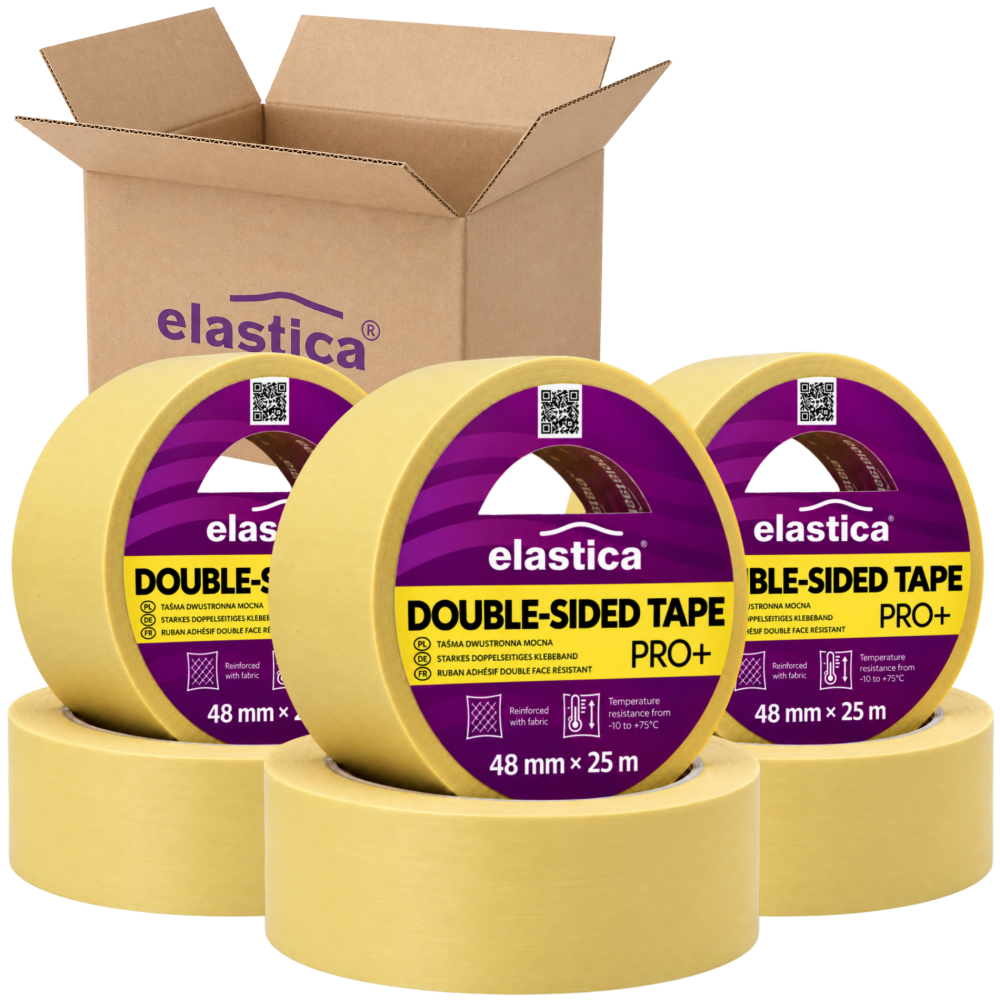 36x Taśma dwustronna wzmocniona Elastica PRO + 48/25m