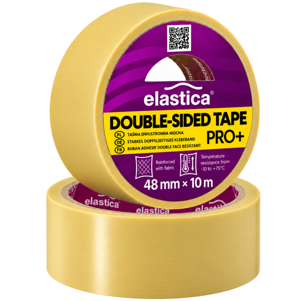 Taśma dwustronna wzmocniona Elastica PRO + 48/10m