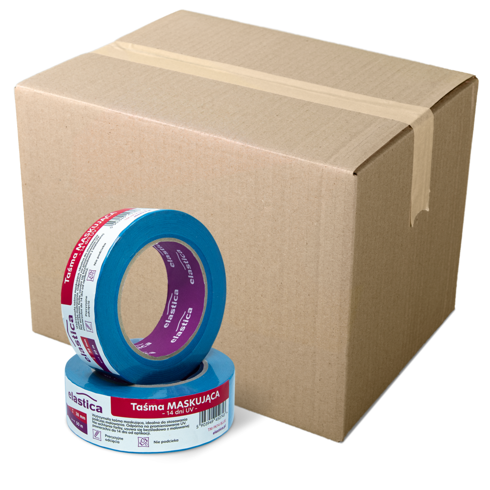 32x Taśma malarska Elastica  38/50m TM PK14 BLUE 