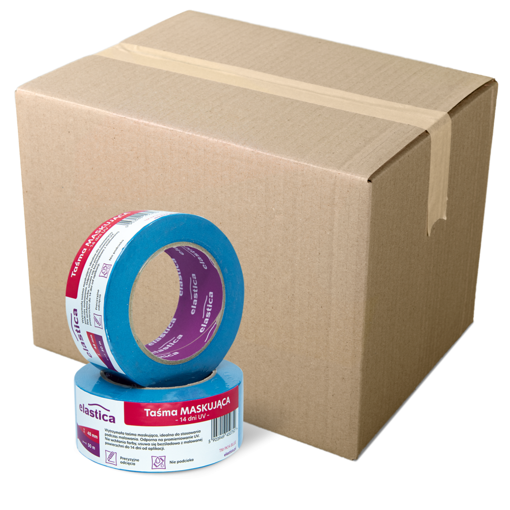 24x Taśma malarska Elastica  48/50m TM PK14 BLUE