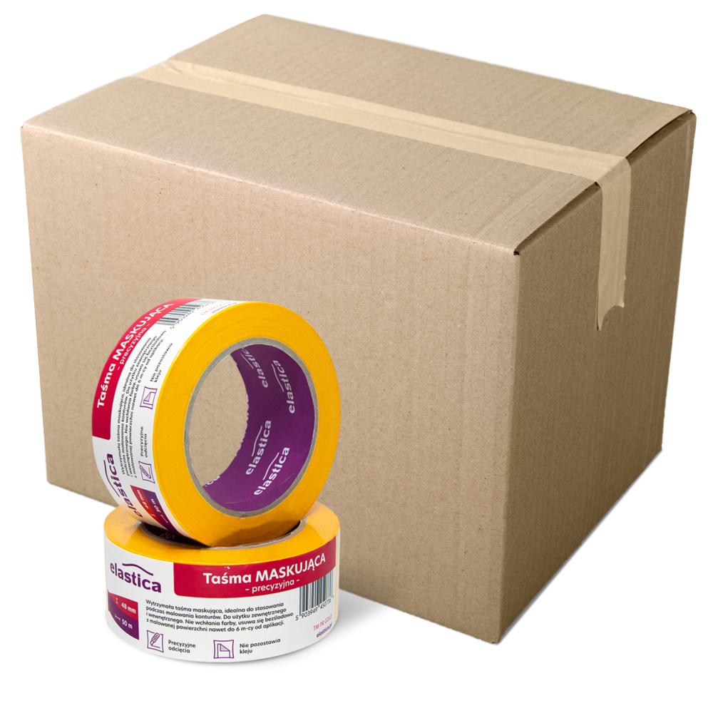 24x Taśma maskująca precyzyjna Elastica  GOLD 48mm/50m TM PR 
