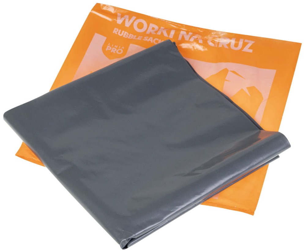 150x Worki budowlano-remontowe na gruz Elastica 50 litrów