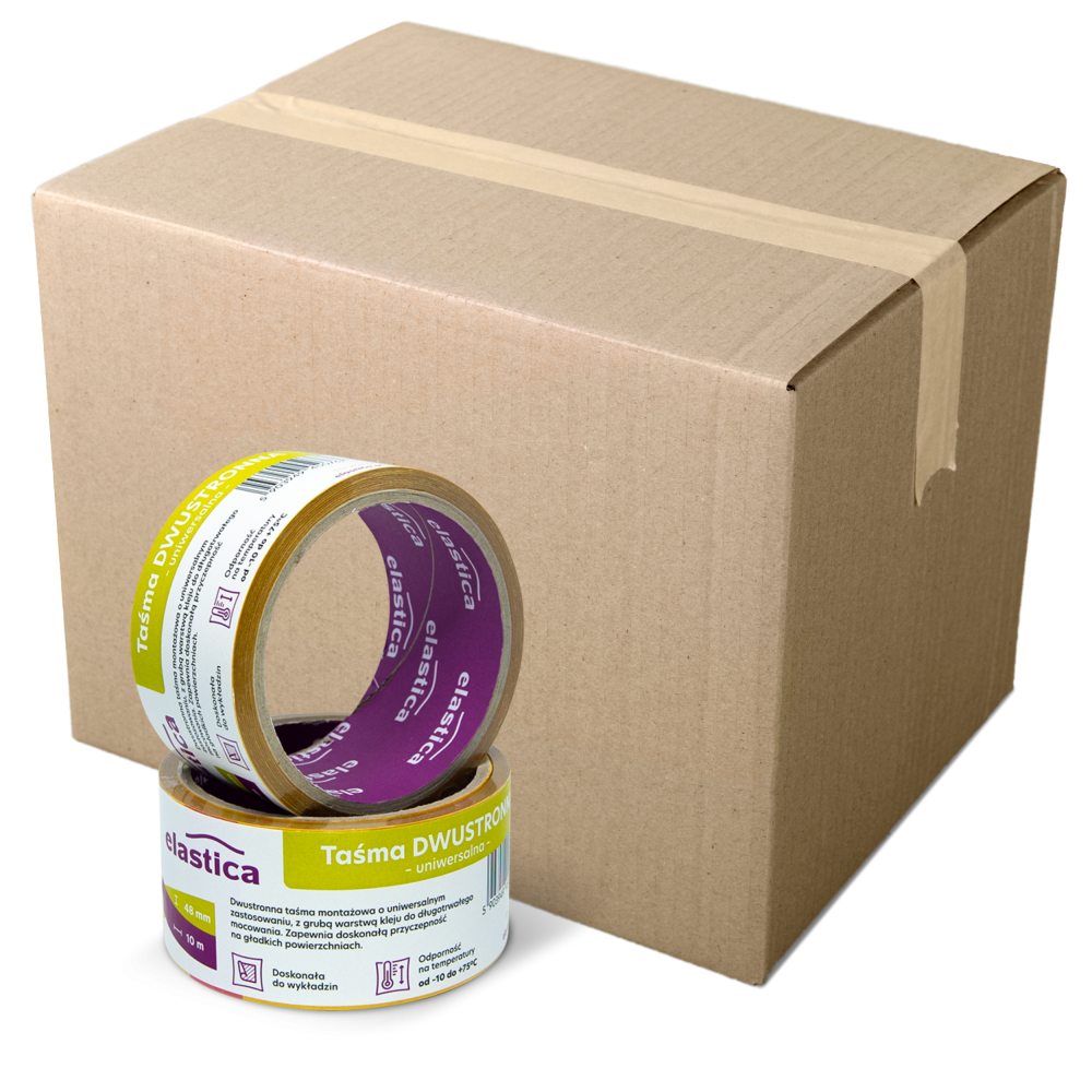 36x Taśma dwustronna uniwersalna Elastica 48/10m TD25115