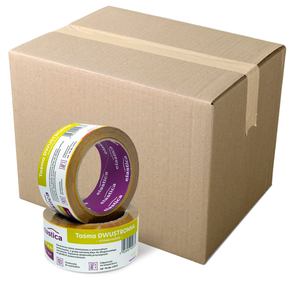 36x Taśma dwustronna uniwersalna Elastica 48/25m TD25115