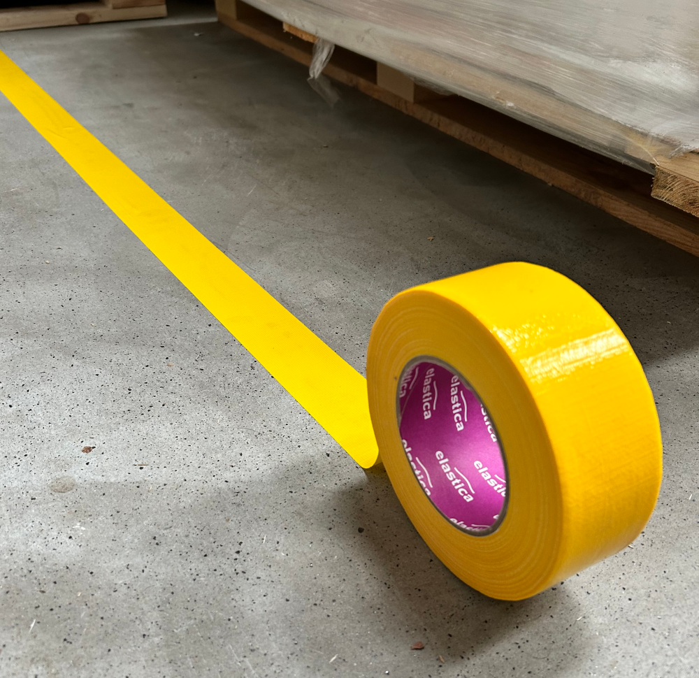 24x Taśma naprawcza DUCT TAPE YELLOW Elastica 50mm/50m TB421 Gaffer Gaffa