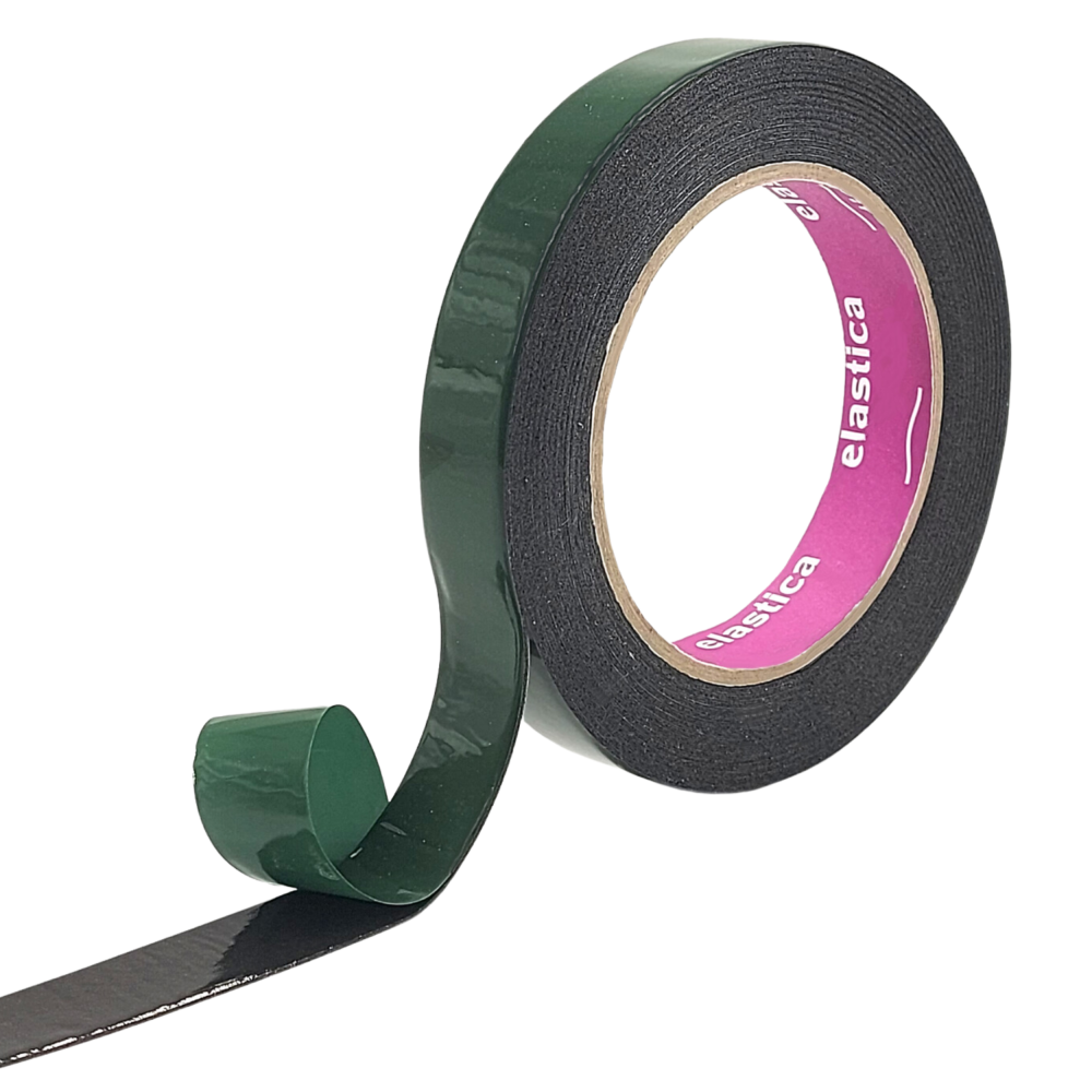 Taśma dwustronna piankowa czarna Elastica 19/5m TD RM BLACK