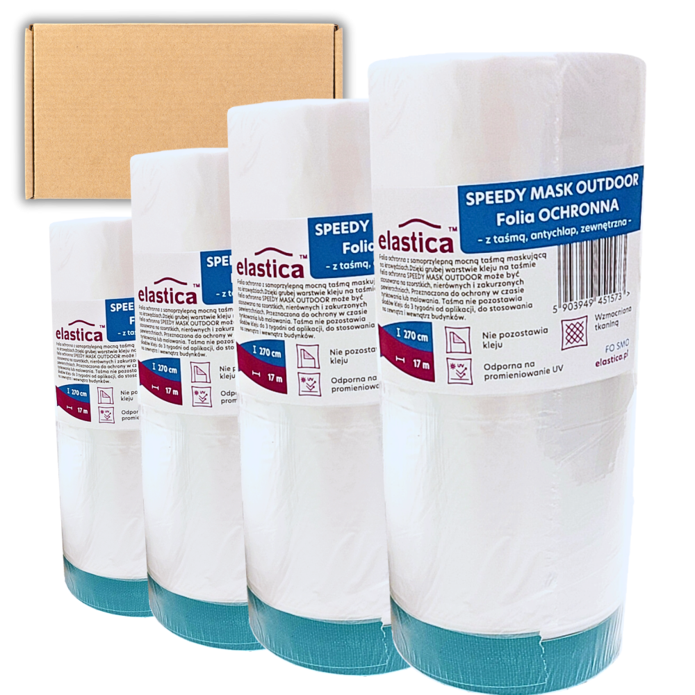 30x Folia malarska Elastica SPEEDYMASK OUTDOOR 2700mm/17m 